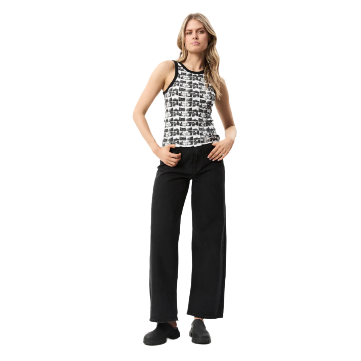 Afends - Chaos Lydia Hemp Rib Printed Singet - Velocity 21