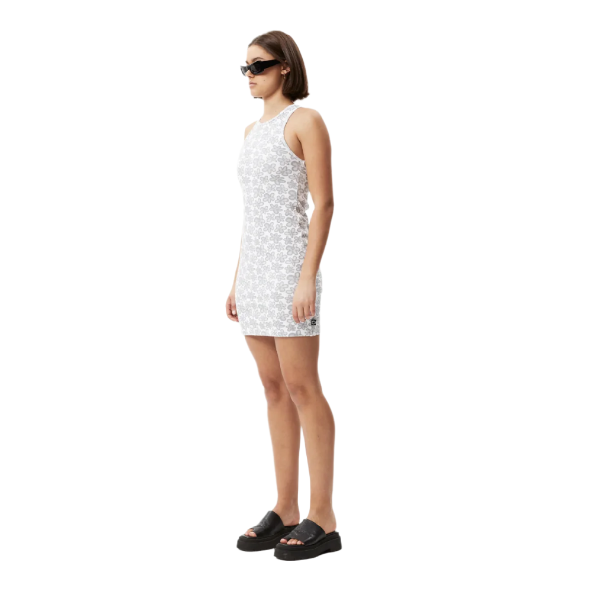 Afends - Digital Daisy Recycled Ribbed Dress - Velocity 21