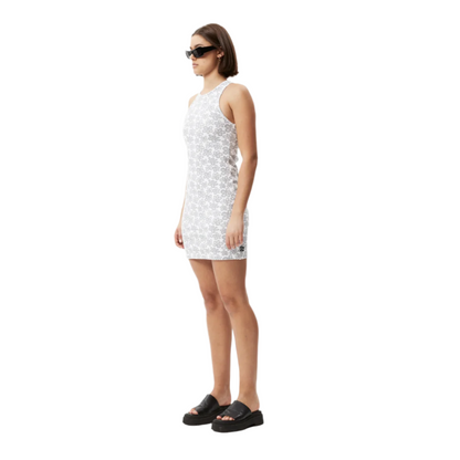 Afends - Digital Daisy Recycled Ribbed Dress - Velocity 21
