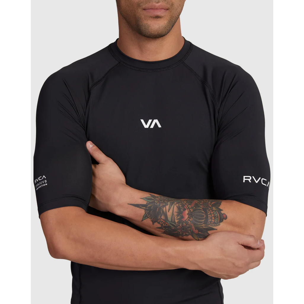 RVCA - VA SS Rashguard - Black - Velocity 21