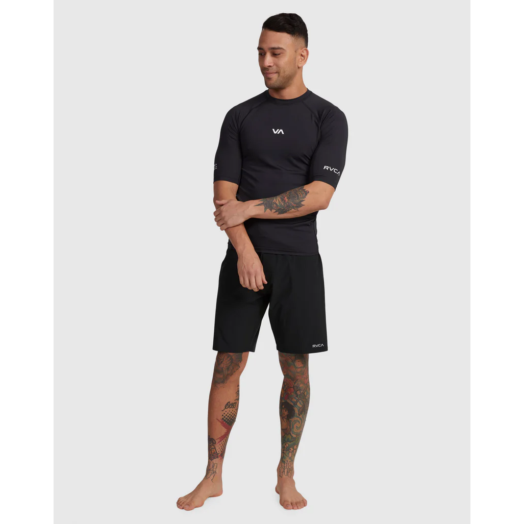 RVCA - VA SS Rashguard - Black - Velocity 21