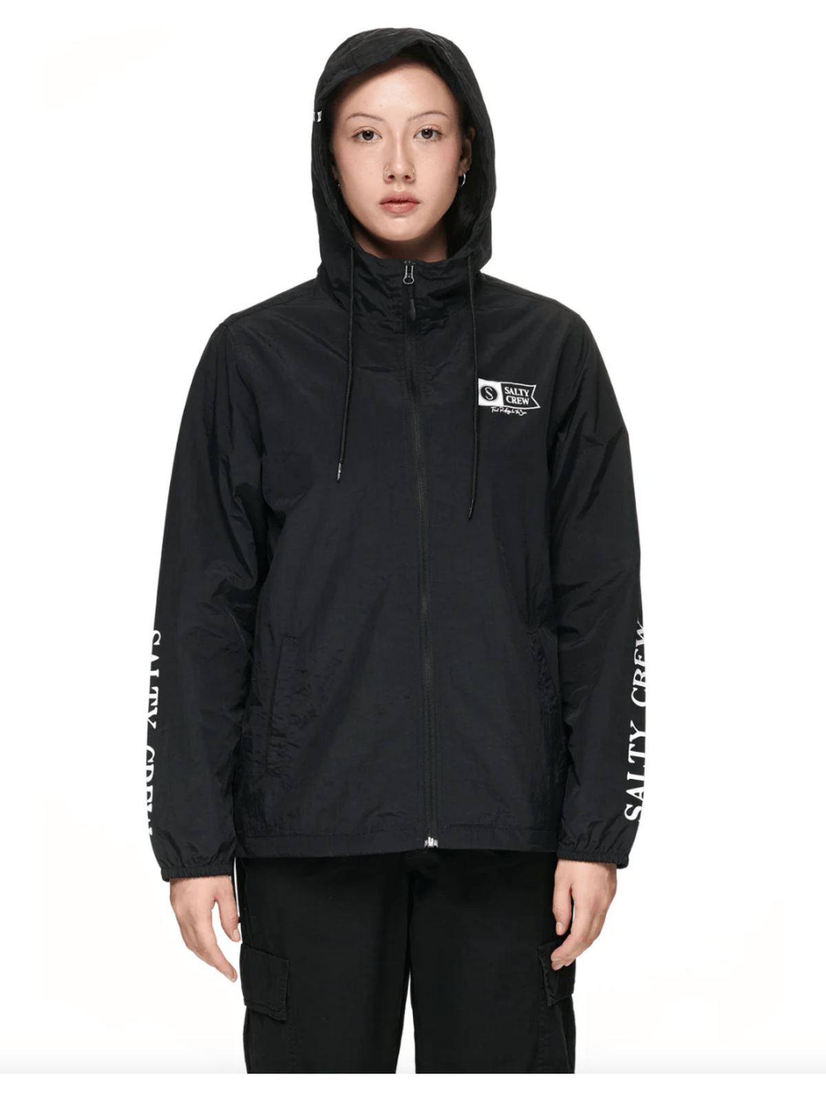 Salty Crew - Alpha Windbreaker - Black - Velocity 21