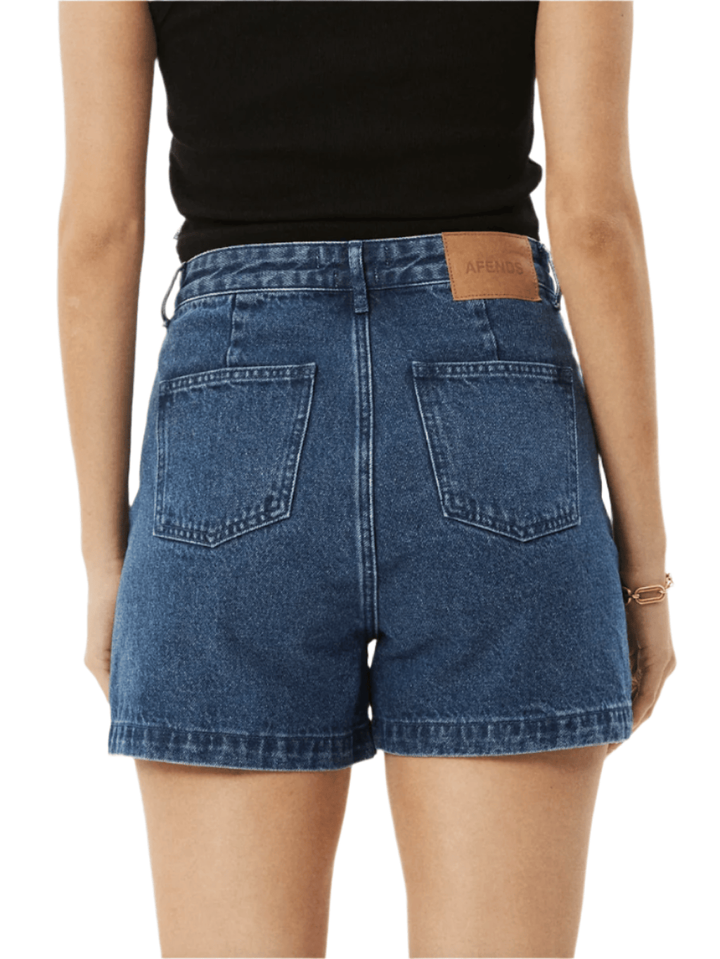 Afends - Seventy Threes Hemp Denim High Waisted Shorts - Velocity 21
