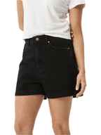 Afends - Seventy Threes Organic Denim High Waisted Shorts - Washed Black - Velocity 21