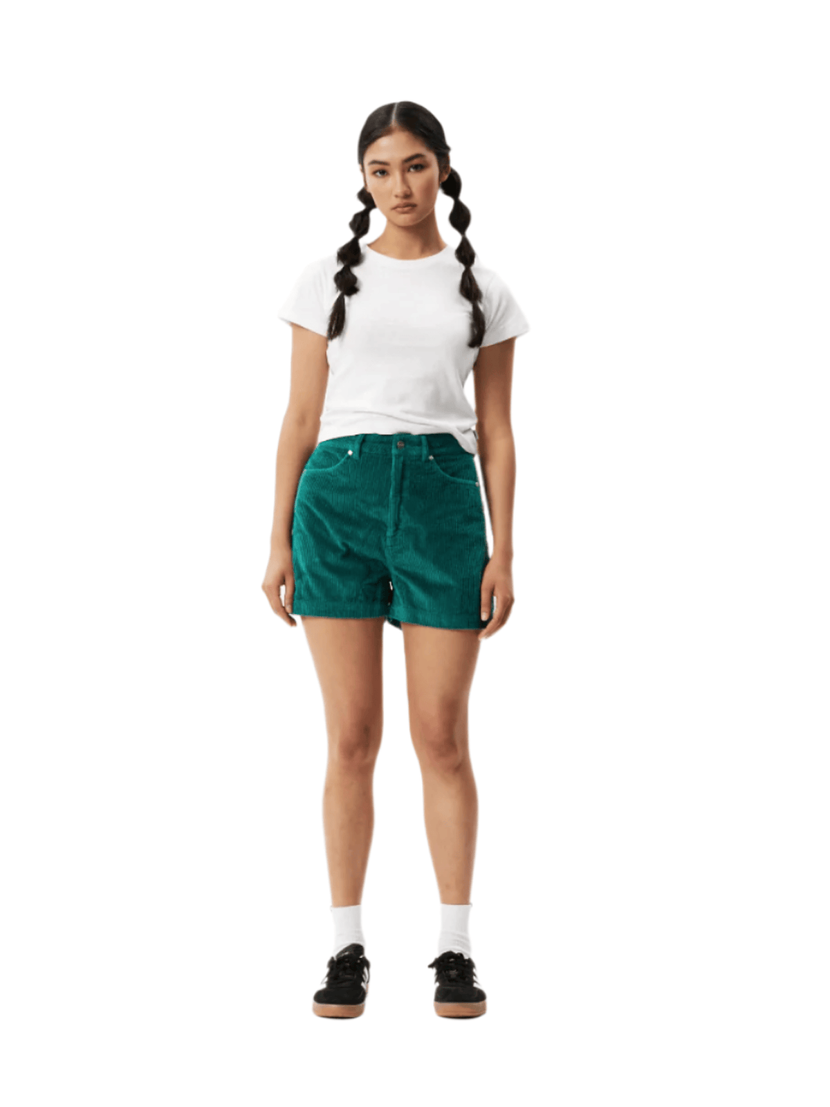 Afends - Seventy Threes Hemp Corduroy Short - Emerald - Velocity 21
