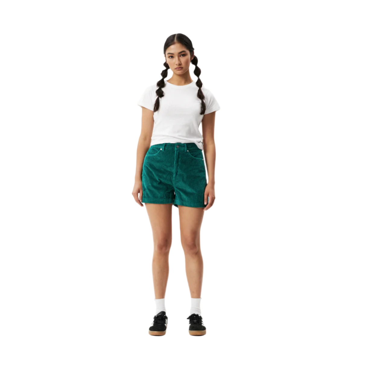 Afends - Seventy Threes Hemp Corduroy Short - Emerald - Velocity 21