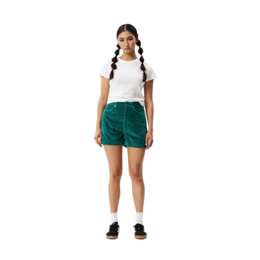 Afends - Seventy Threes Hemp Corduroy Short - Emerald - Velocity 21