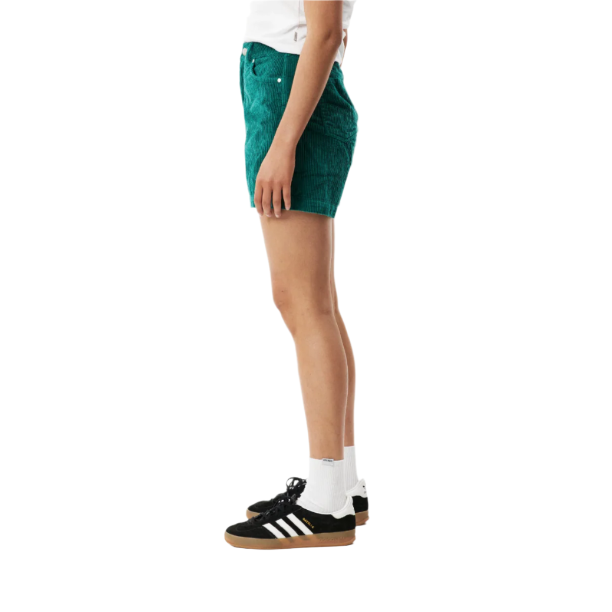 Afends - Seventy Threes Hemp Corduroy Short - Emerald - Velocity 21