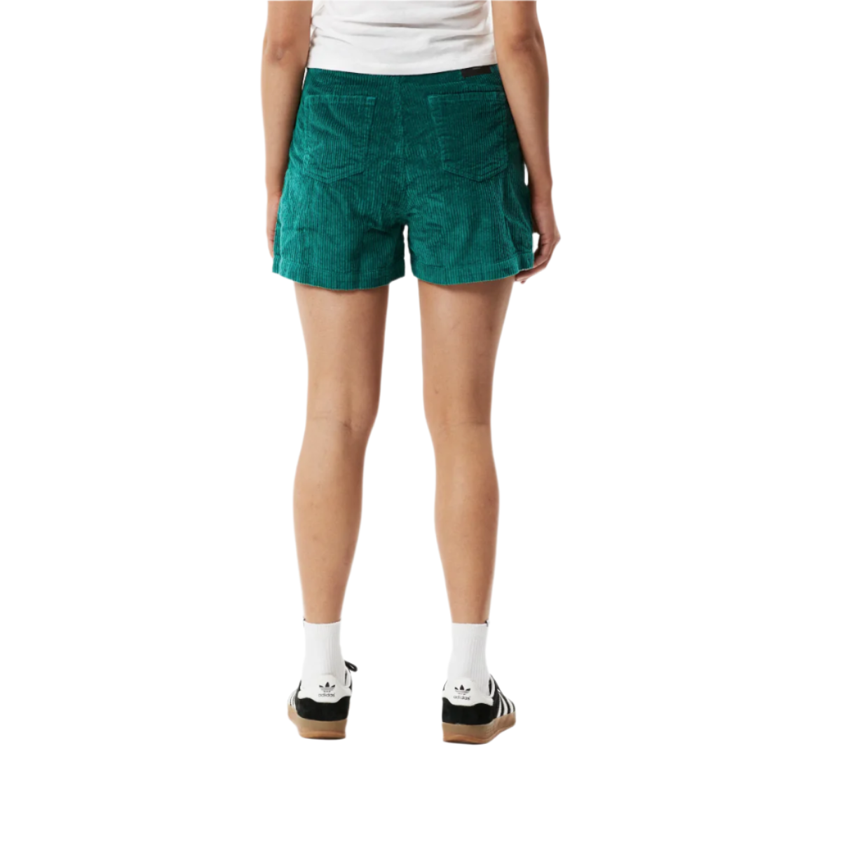 Afends - Seventy Threes Hemp Corduroy Short - Emerald - Velocity 21