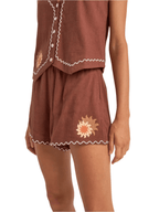 Rhythm - Solis Embroidered Short - Velocity 21