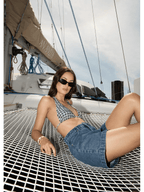 Afends - Seventy Threes Hemp Denim High Waisted Shorts - Velocity 21