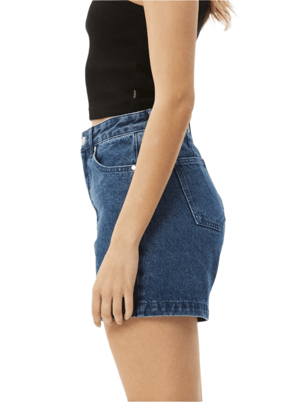 Afends - Seventy Threes Hemp Denim High Waisted Shorts - Velocity 21