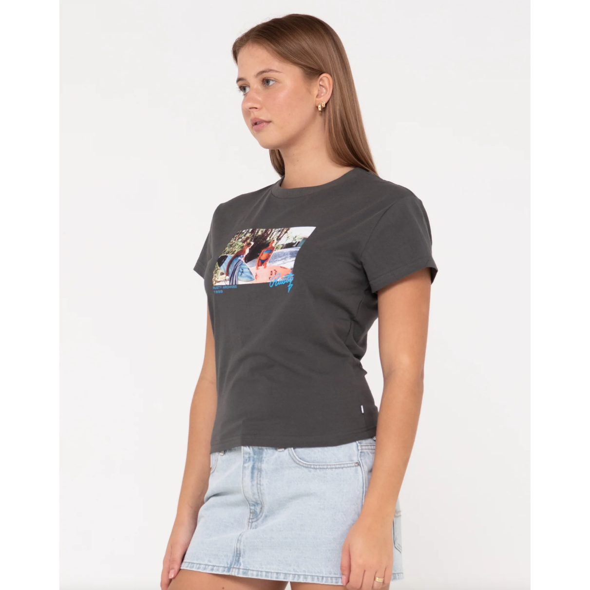 Rusty - Photo Skimmer Baby Tee - Velocity 21