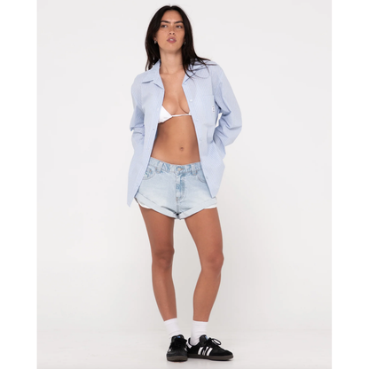 Rusty - Ava Stripe Oversized Shirt - Velocity 21