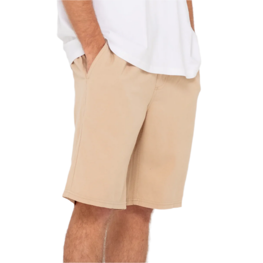 Rusty - Overtone Linen Elastic Short - Light Fennel - Velocity 21