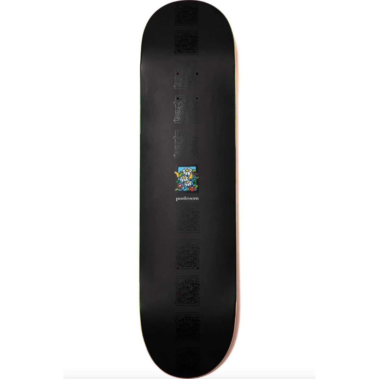 Poolroom - In Bloom Deck - 8.0" (Black) - Velocity 21