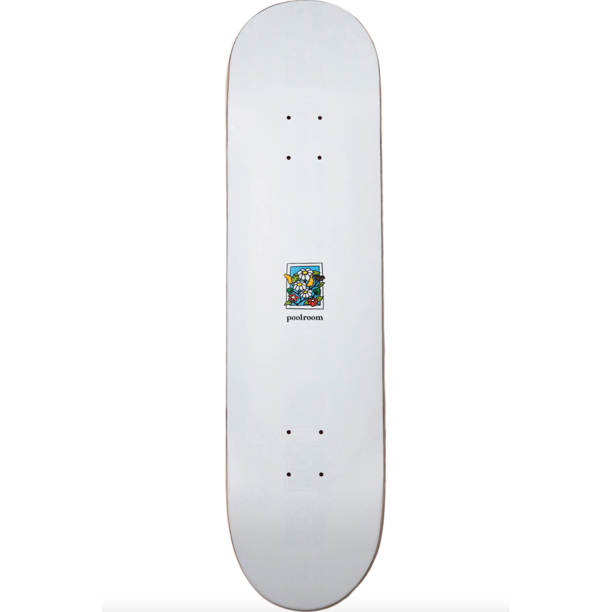 Poolroom - In Bloom Deck - 8.0" (White) - Velocity 21