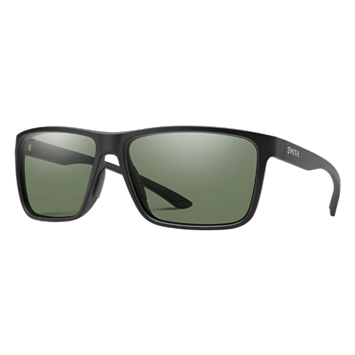 Smith - Riptide - Velocity 21 Matte Black + Grey Green ChromaPop Polarised