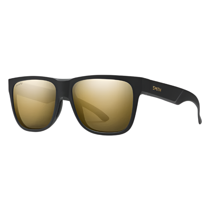 Smith - Lowdown 2 - Velocity 21 Matte Black Gold + Black Gold ChromaPop Polarised