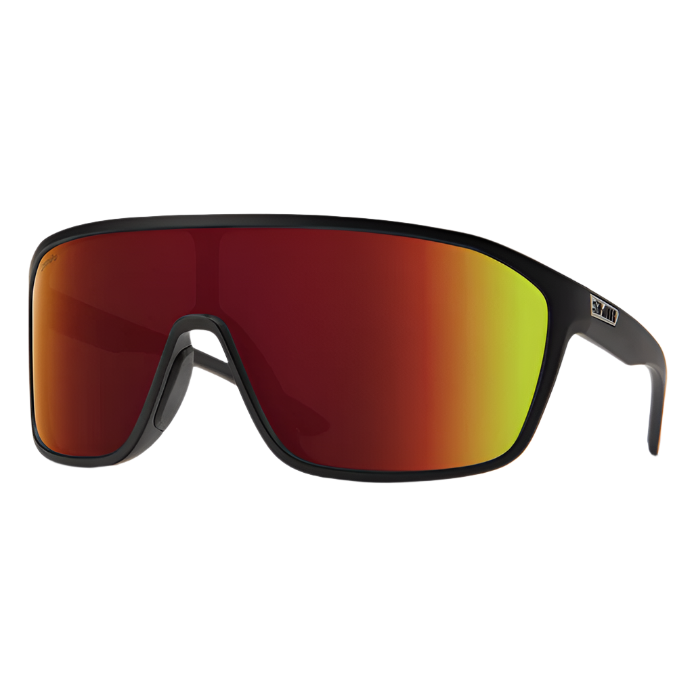 Smith - Boomtown - Velocity 21 Matte Black + Red Mirror ChromaPop