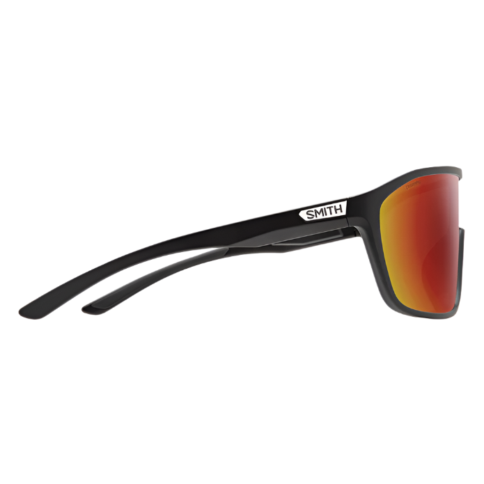 Smith - Boomtown - Velocity 21 Matte Black + Red Mirror ChromaPop