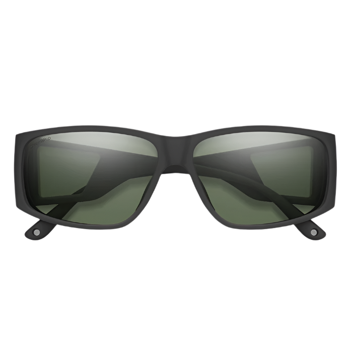 Smith - Monroe Peak - Velocity 21 Matte Black + Grey Green ChromaPop Polarised
