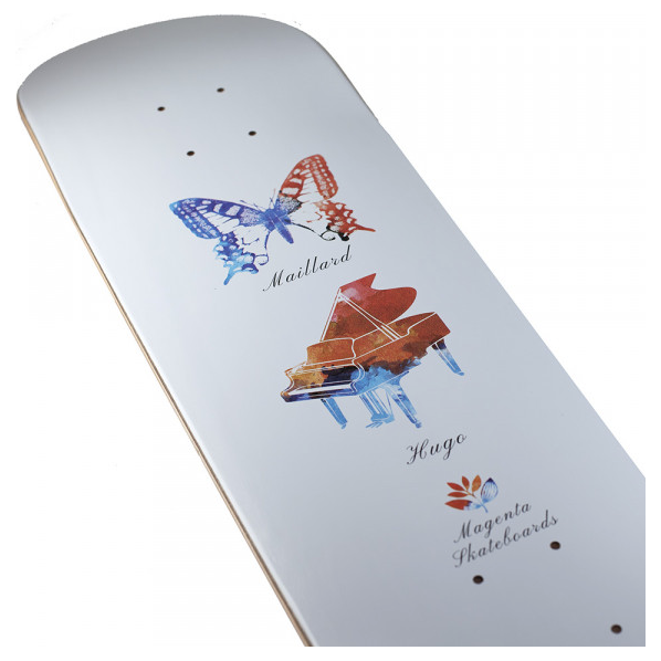 Magenta - Hugo Maillard Butterfly Deck - 8.125" - Velocity 21