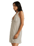 RVCA - Clair Plaid Romper - Velocity 21