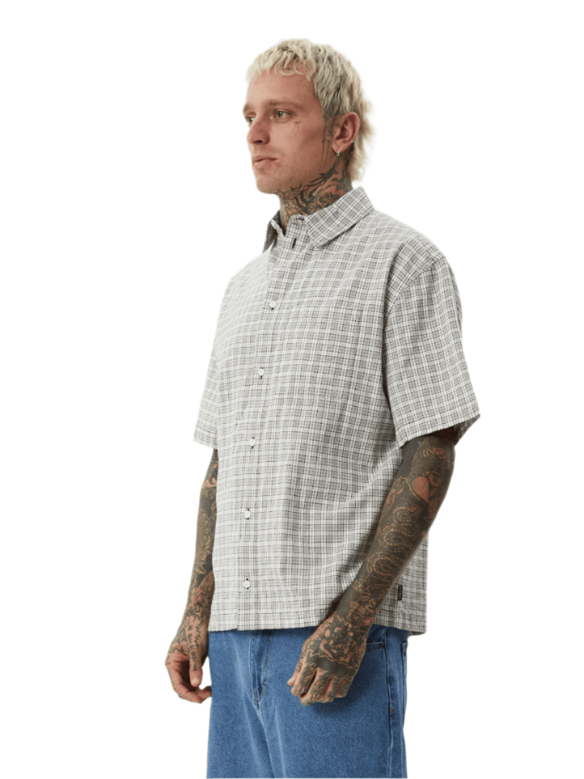 Afends - Drew Organic Seersucker SS Shirt - Velocity 21