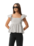Afends - Drew Organic Seersucker Top - Velocity 21