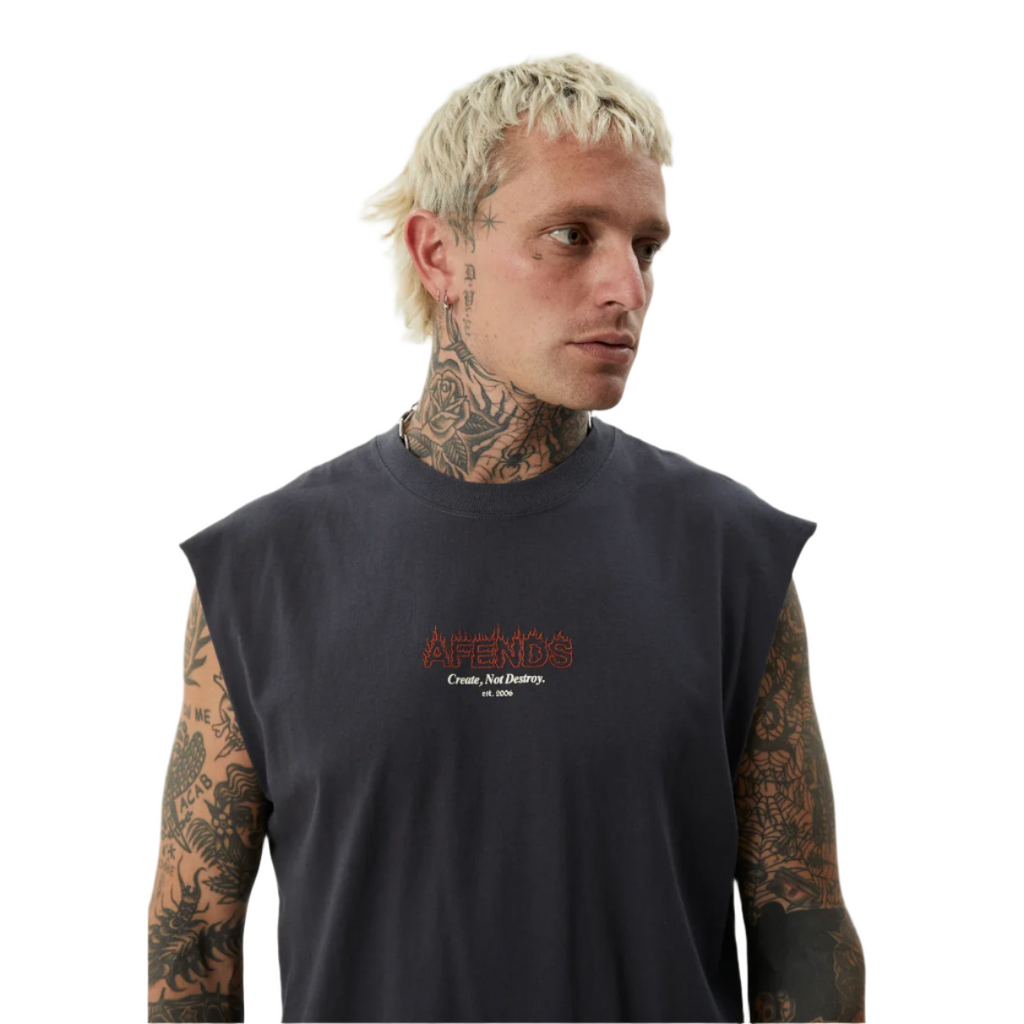 Afends - Ember Recycled Sleeveless Tee - Velocity 21