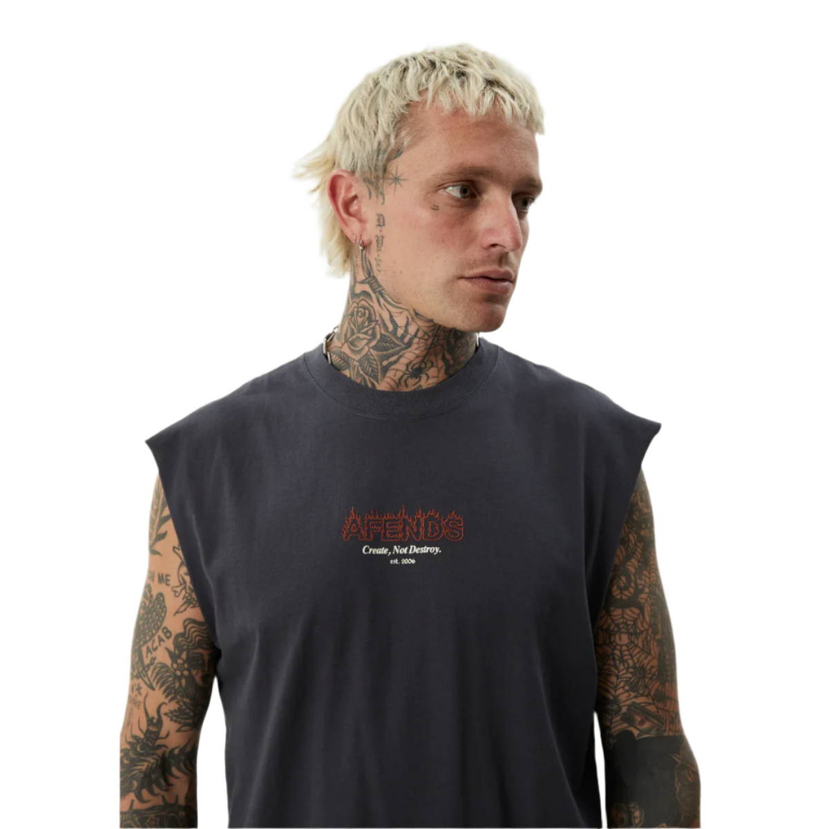 Afends - Ember Recycled Sleeveless Tee - Velocity 21