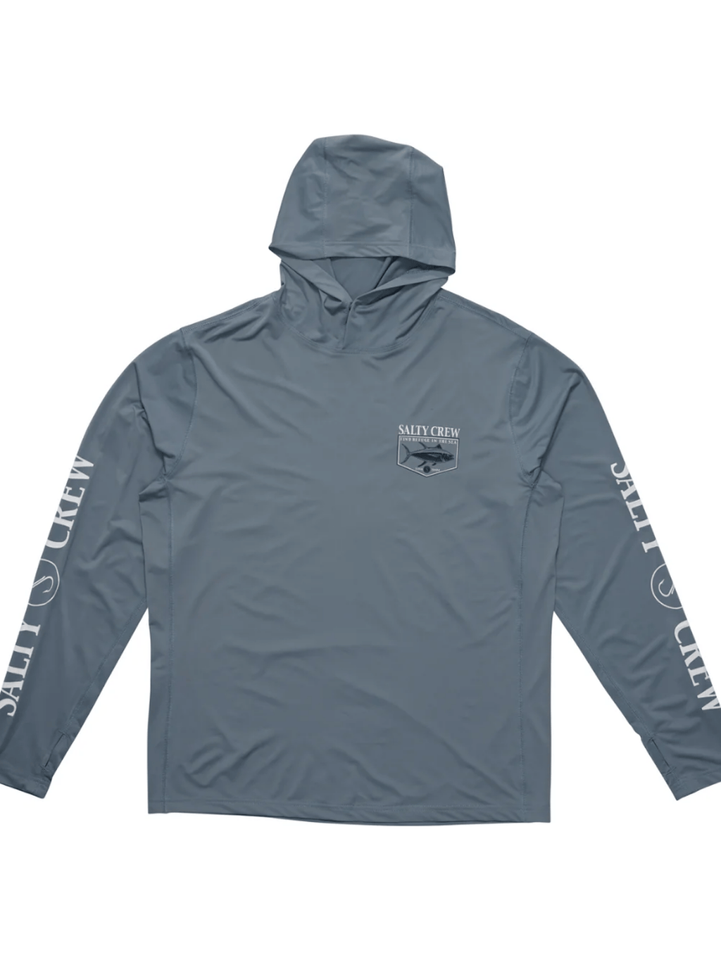 Salty Crew - Angler Hood Sunshirt - Velocity 21