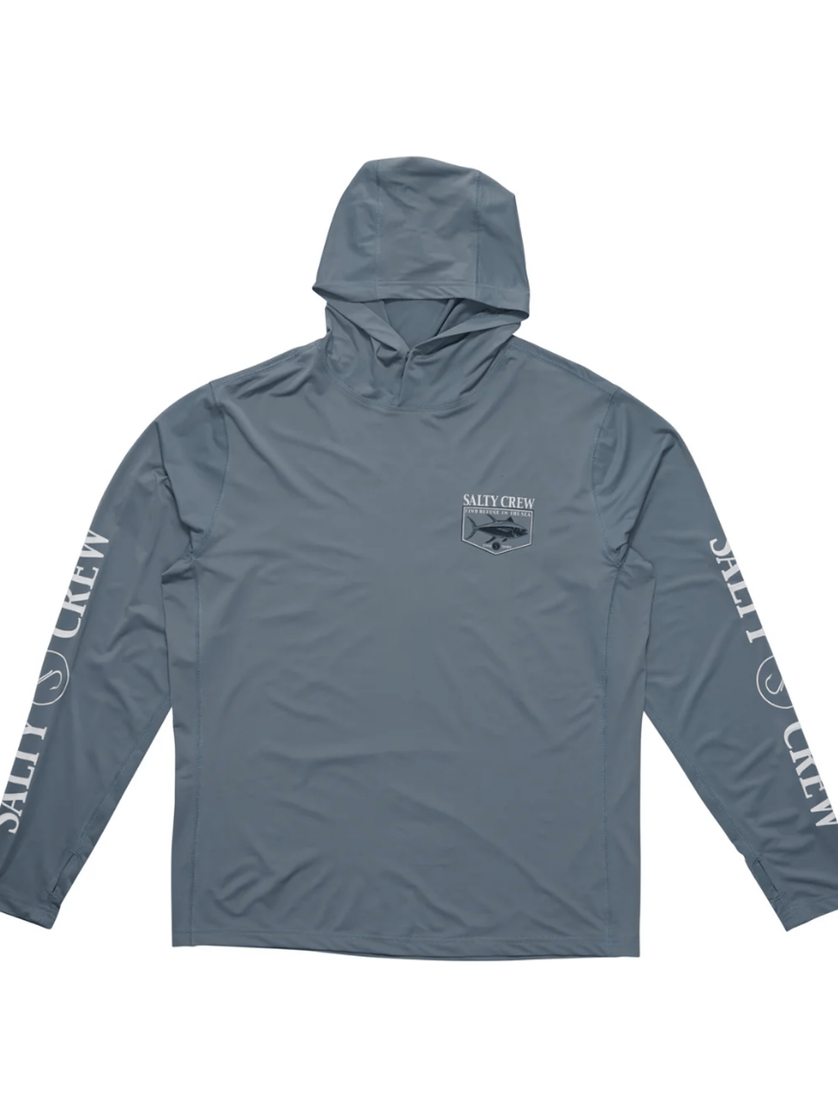 Salty Crew - Angler Hood Sunshirt - Velocity 21