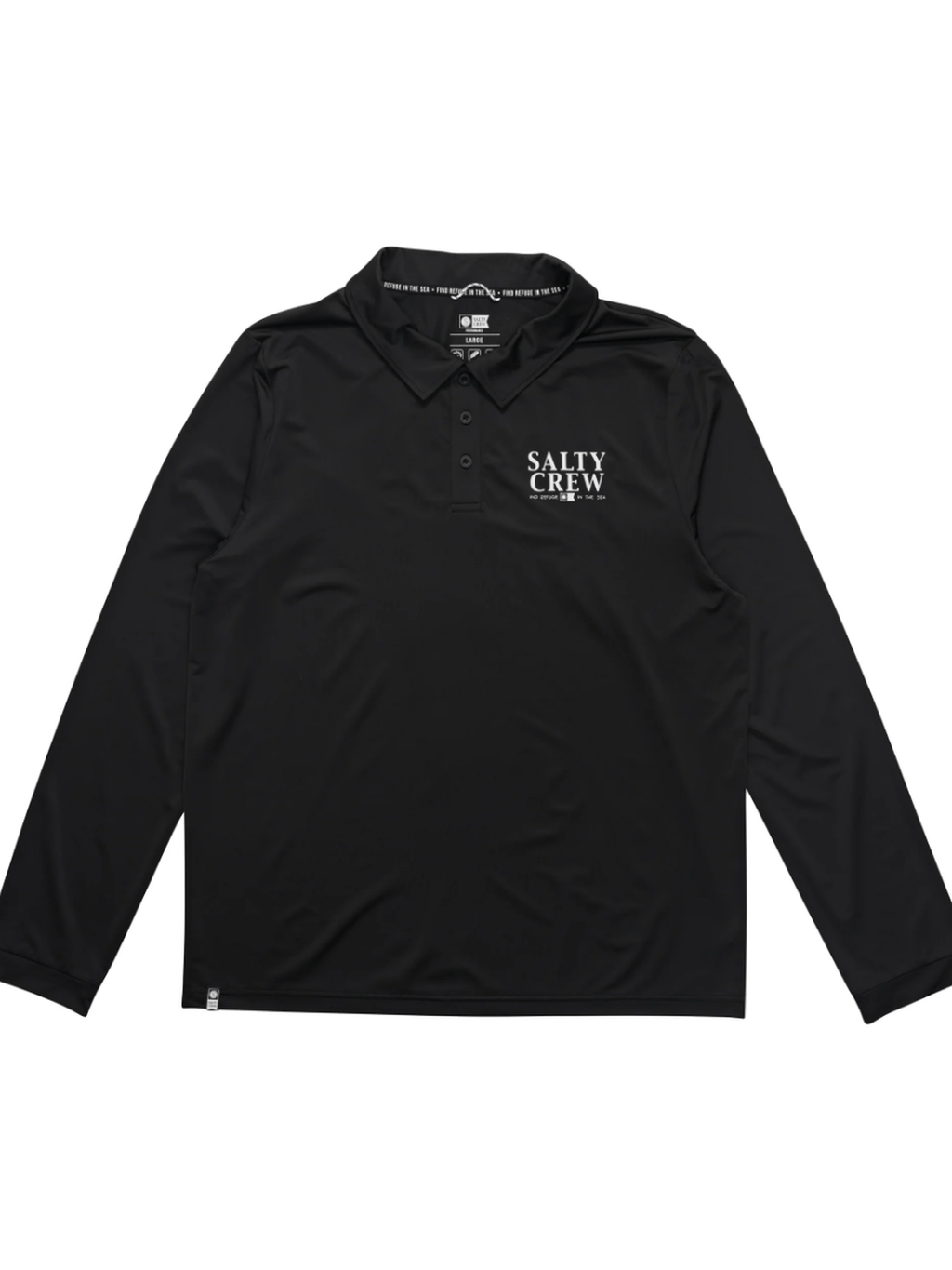 Salty Crew - Yellowfin Polo LS Sunshirt - Velocity 21