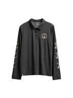 Salty Crew - Tailgate Polo LS Sunshirt - Coal - Velocity 21