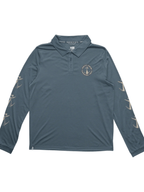 Salty Crew - Tailgate Polo LS Sunshirt - Storm - Velocity 21