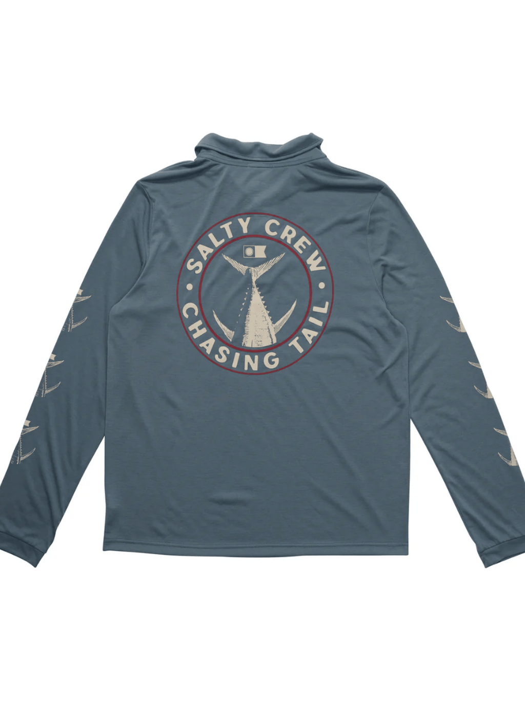 Salty Crew - Tailgate Polo LS Sunshirt - Storm - Velocity 21