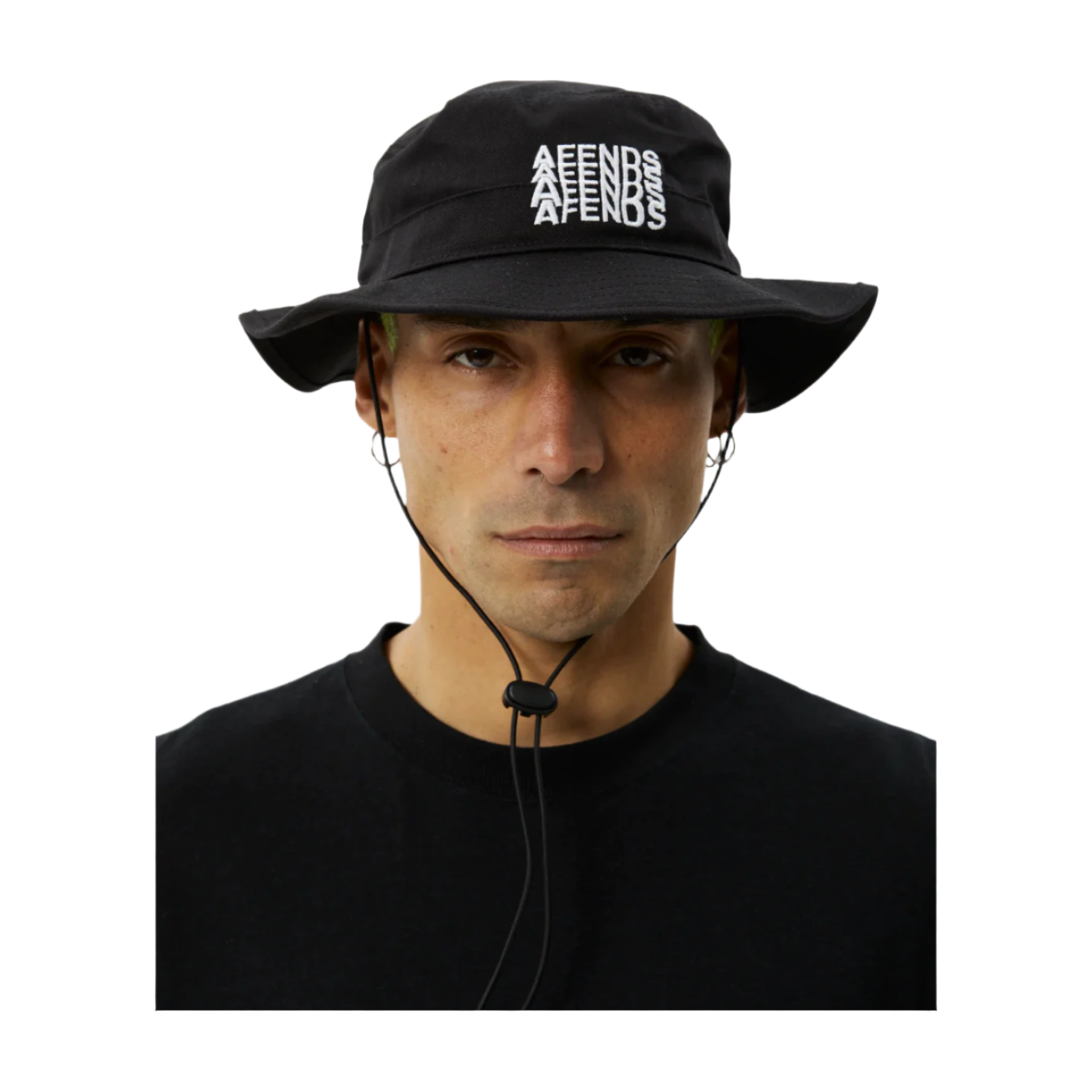 Afends - Limits Recycled Bucket Hat - Black - Velocity 21