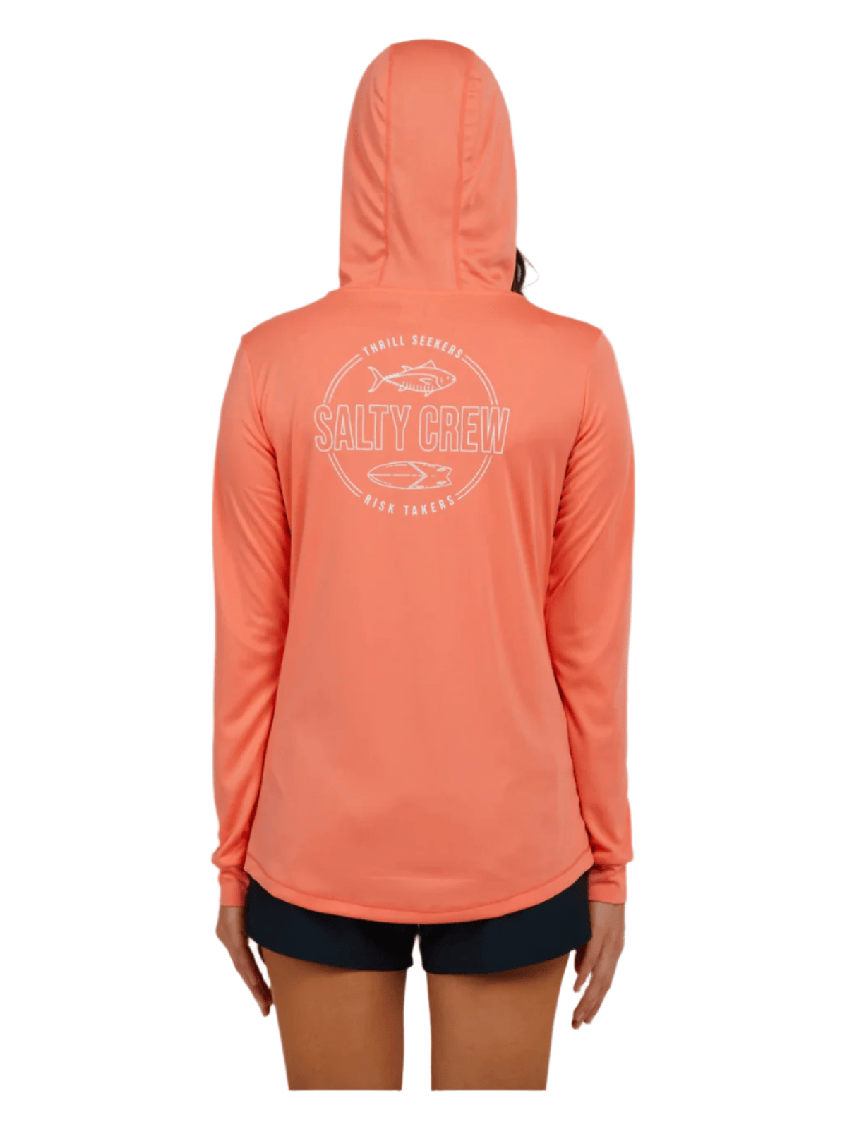 Salty Crew - Outlined Hooded Sunshirt - Velocity 21