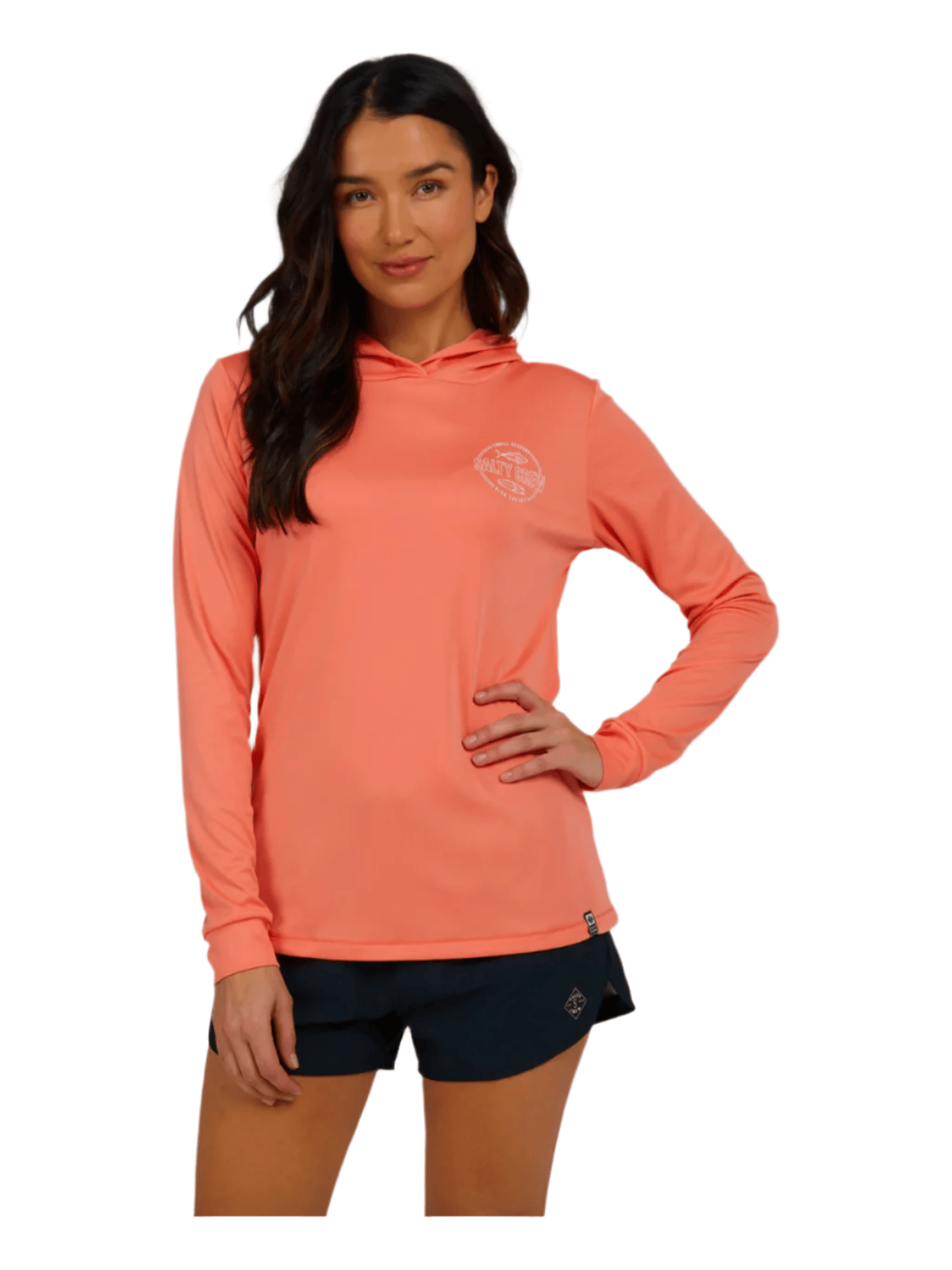 Salty Crew - Outlined Hooded Sunshirt - Velocity 21