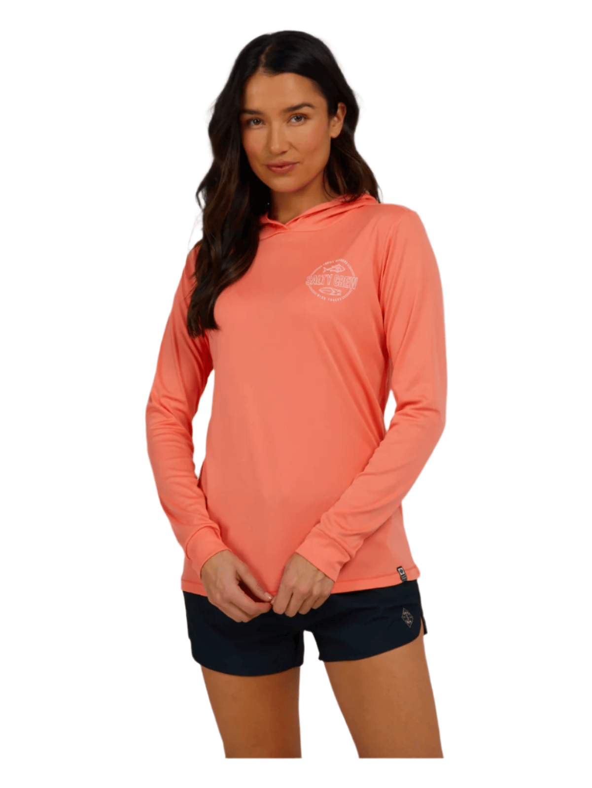 Salty Crew - Outlined Hooded Sunshirt - Velocity 21