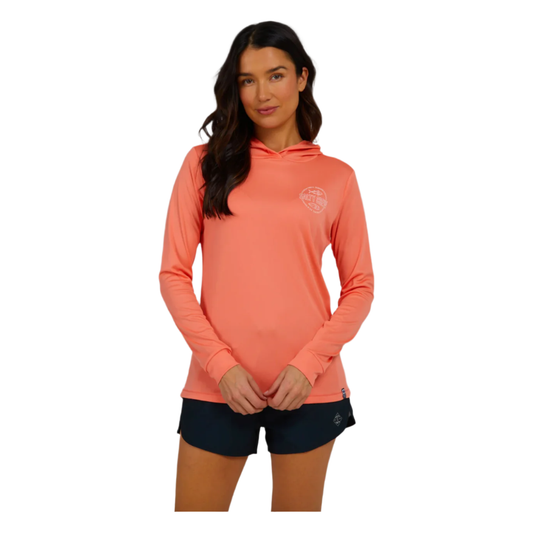 Salty Crew - Outlined Hooded Sunshirt - Velocity 21