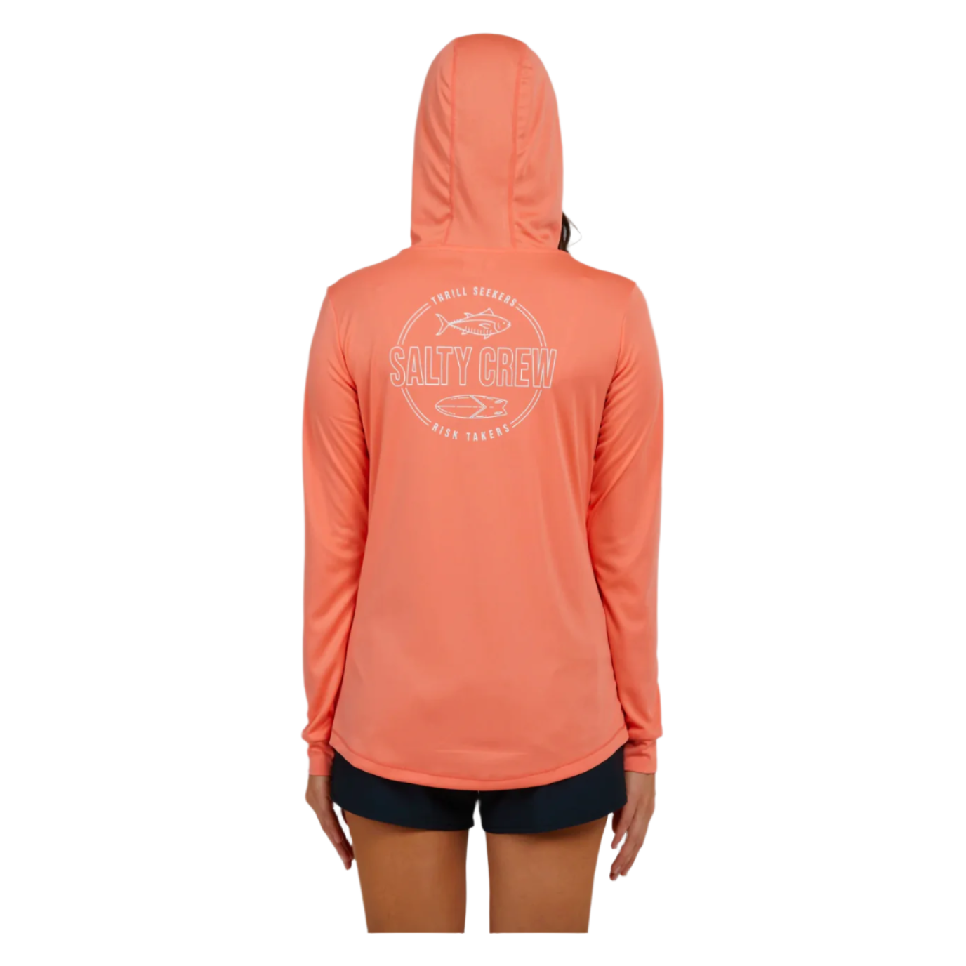 Salty Crew - Outlined Hooded Sunshirt - Velocity 21