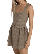Rhythm - Mollie Check Vest Mini Dress - Velocity 21
