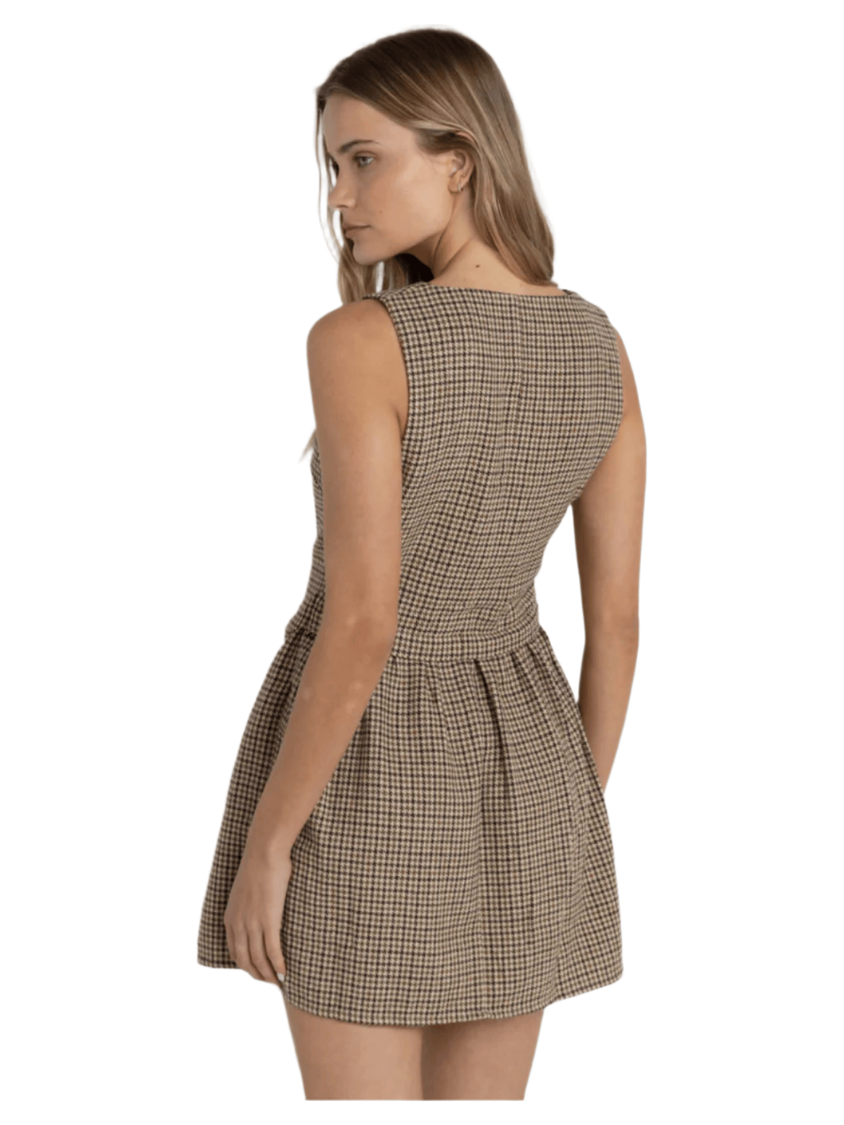 Rhythm - Mollie Check Vest Mini Dress - Velocity 21