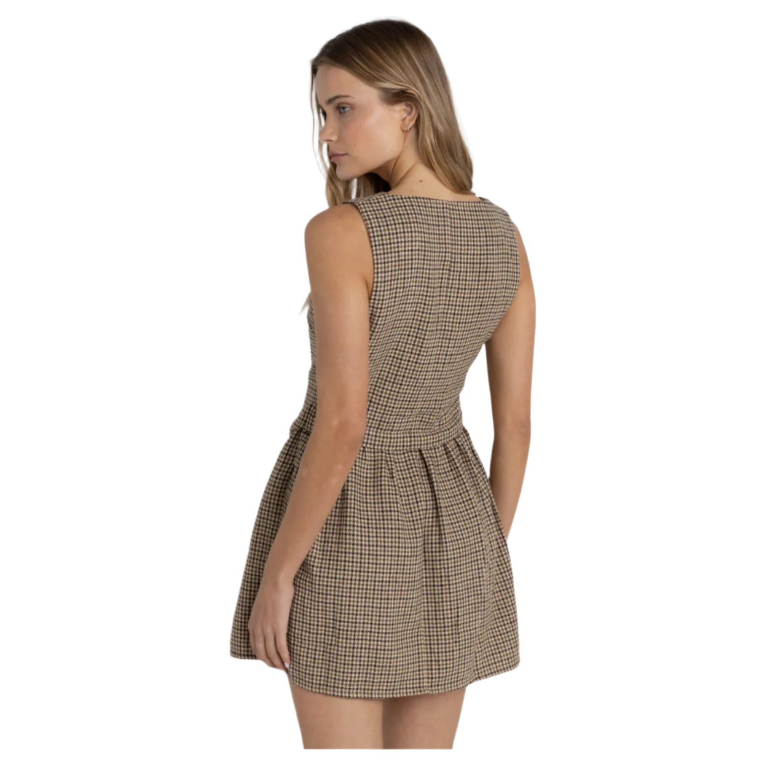 Rhythm - Mollie Check Vest Mini Dress - Velocity 21