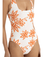 Rhythm - Sanctuary Floral Square Neck One Piece - Velocity 21