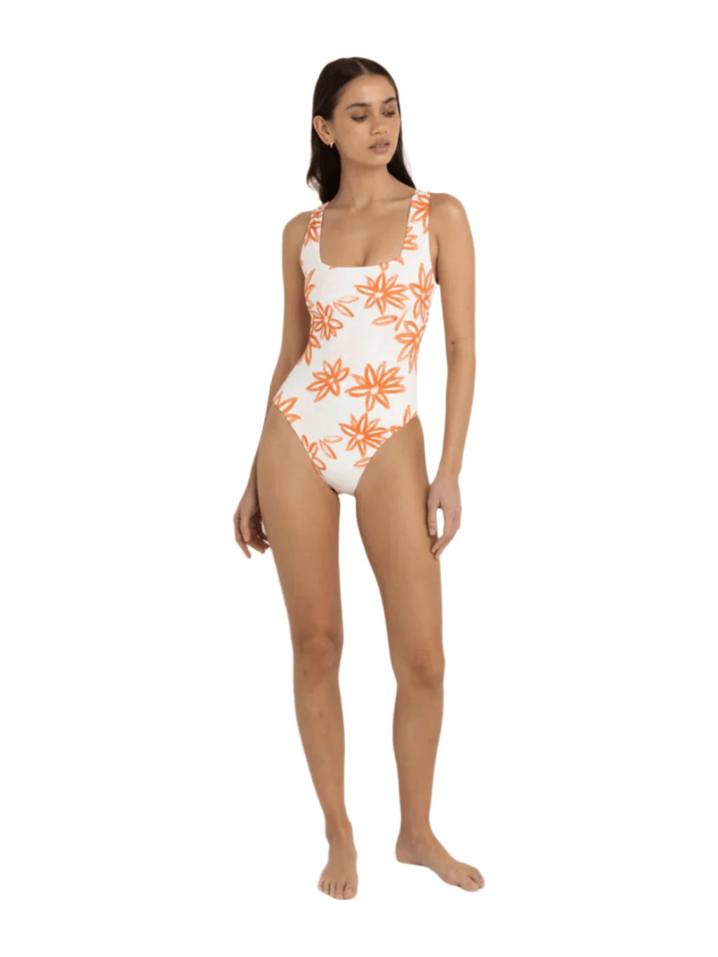 Rhythm - Sanctuary Floral Square Neck One Piece - Velocity 21