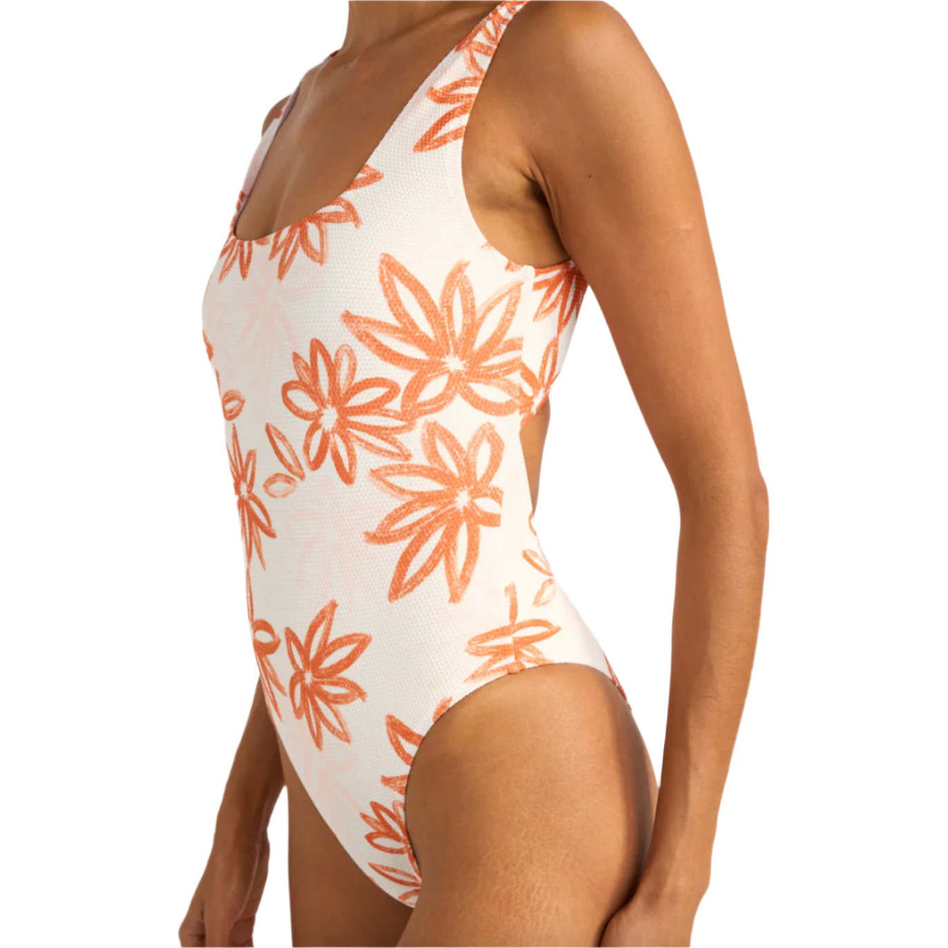 Rhythm - Sanctuary Floral Square Neck One Piece - Velocity 21